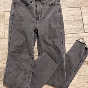 Madewell Charcoal Skinny Jeans